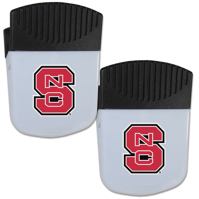 N. Carolina St. Wolfpack Chip Clip Magnet with Bottle Opener, 2 pack