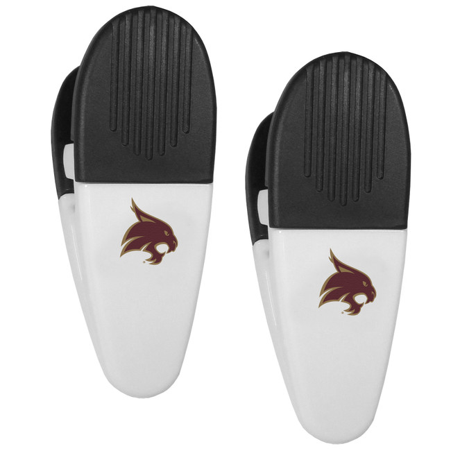 Texas St. Bobcats Mini Chip Clip Magnets, 2 pk