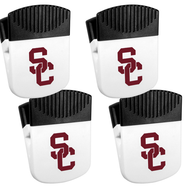 USC Trojans Chip Clip Magnet with Bottle Opener, 4 pack