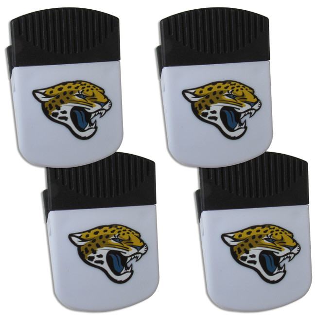 Jacksonville Jaguars Chip Clip Magnet with Bottle Opener, 4 pack