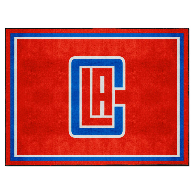 Los Angeles Clippers 8ft. x 10 ft. Plush Area Rug CLA Secondary Logo