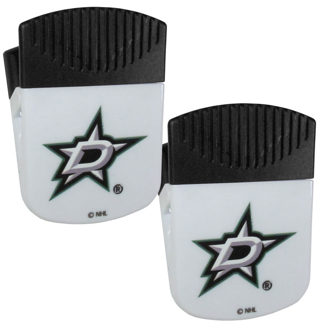 Dallas Stars Chip Clip Magnet with Bottle Opener, 2 pack