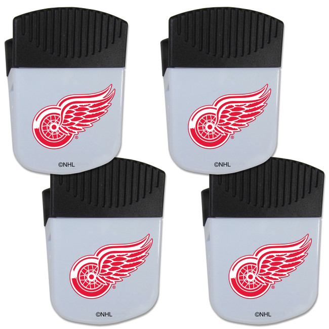Detroit Red Wings Chip Clip Magnet with Bottle Opener, 4 pack