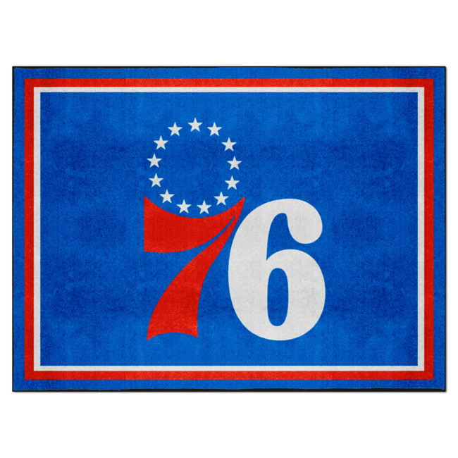 Philadelphia 76ers 8ft. x 10 ft. Plush Area Rug 76 Primary Logo