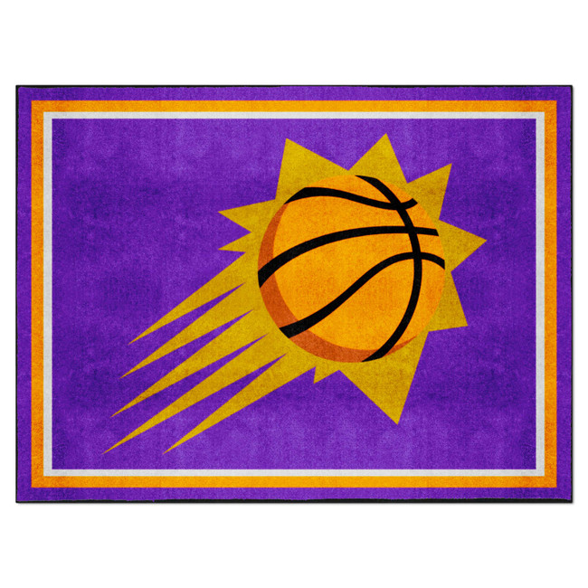 Phoenix Suns 8ft. x 10 ft. Plush Area Rug Sun Basketball Primary Logo