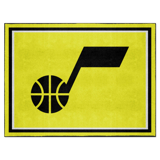 Utah Jazz 8ft. x 10 ft. Plush Area Rug Music Note Primary Logo