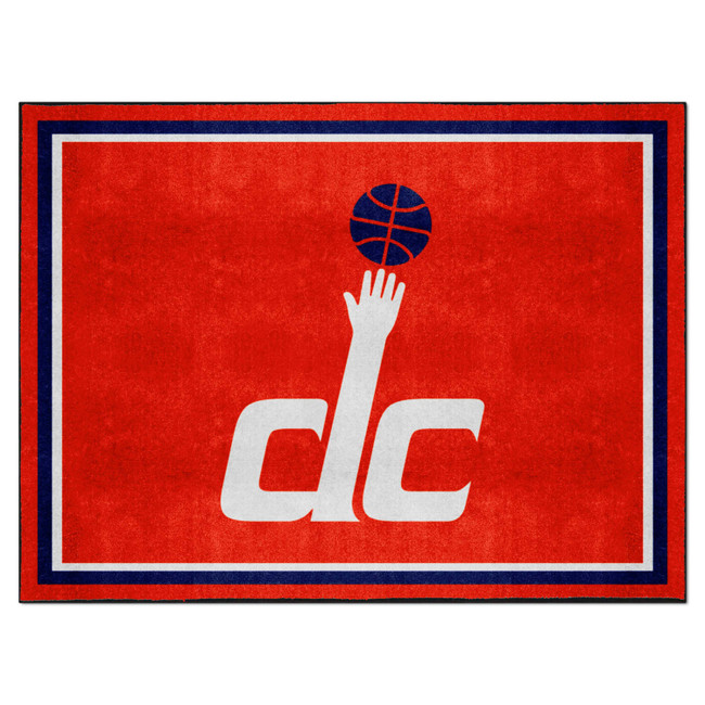 Washington Wizards 8ft. x 10 ft. Plush Area Rug DC Secondary Logo