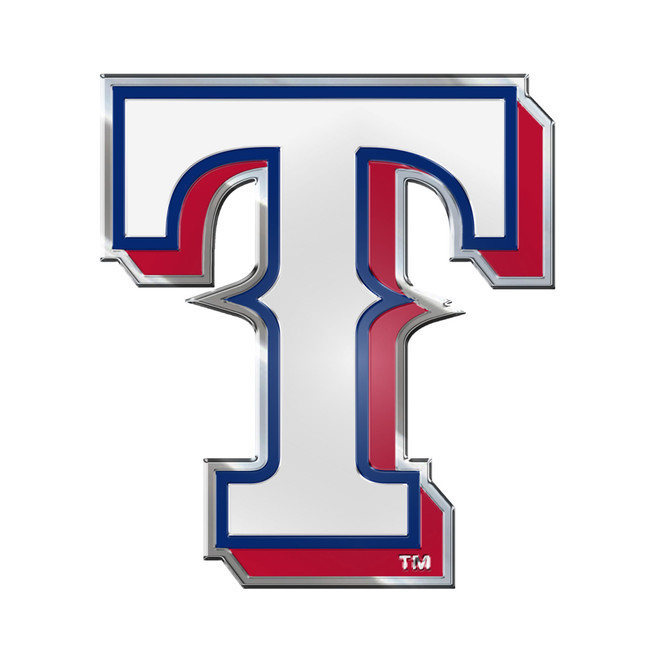 Texas Rangers Embossed Color Emblem "T" Alternate Logo