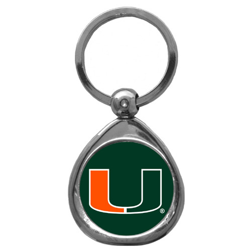 Miami Hurricanes Chrome Key Chain