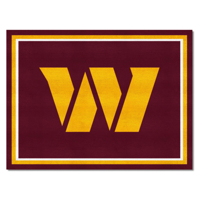 Washington Commanders 8ft. x 10 ft. Plush Area Rug W Primary Logo