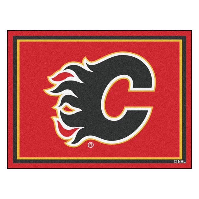 NHL - Calgary Flames 8x10 Rug 87"x117"