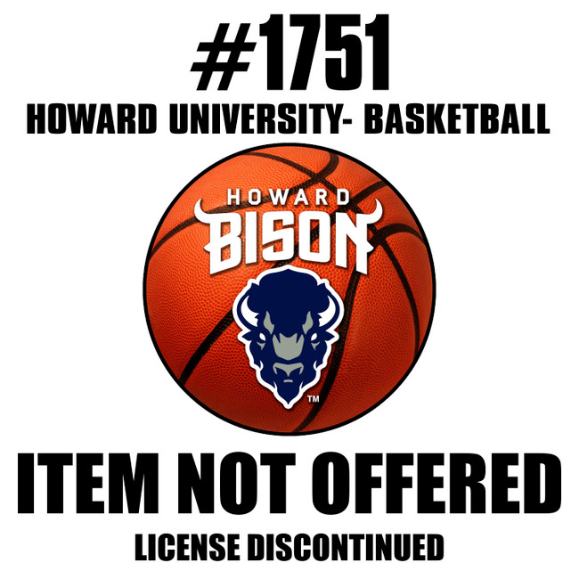 Howard Bison Basketball Rug - 27in. Diameter
