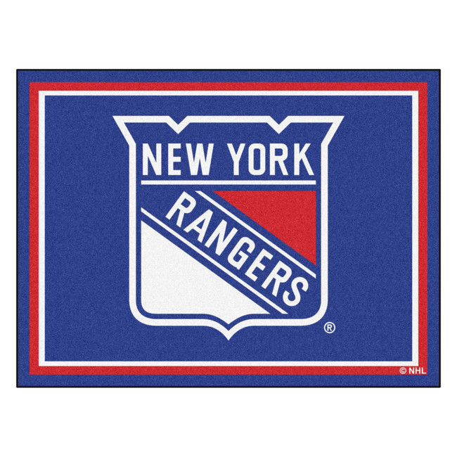 NHL - New York Rangers 8x10 Rug 87"x117"