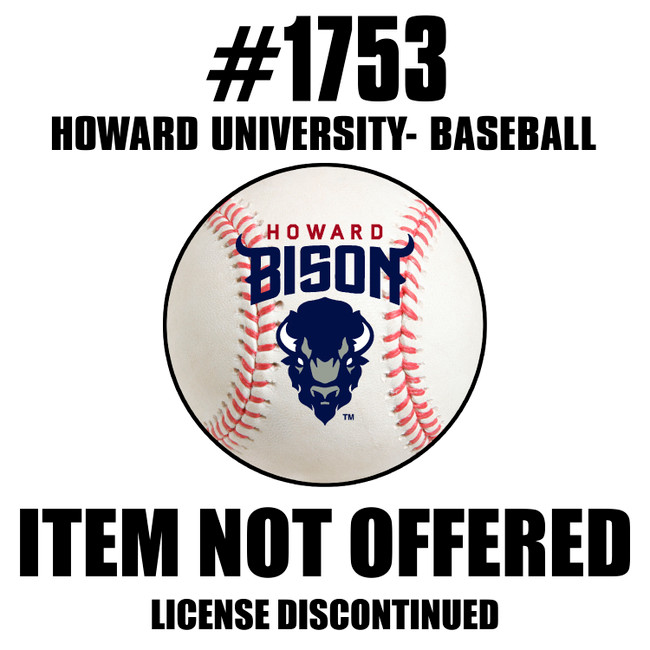 Howard Bison Baseball Rug - 27in. Diameter