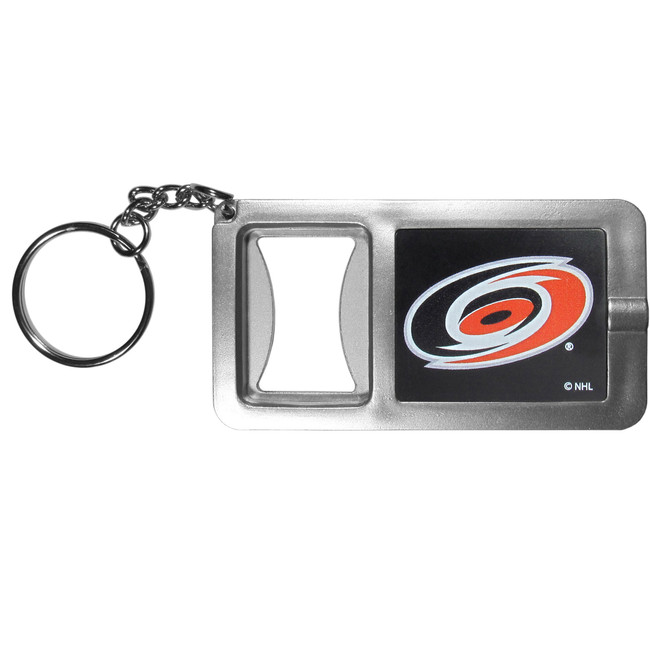 Carolina Hurricanes® Flashlight Key Chain with Bottle Opener