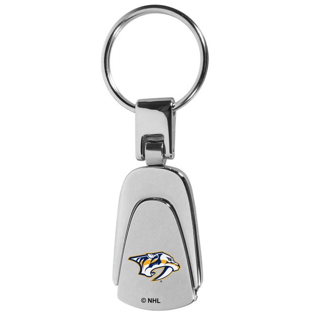 Nashville Predators® Steel Teardop Key Chain