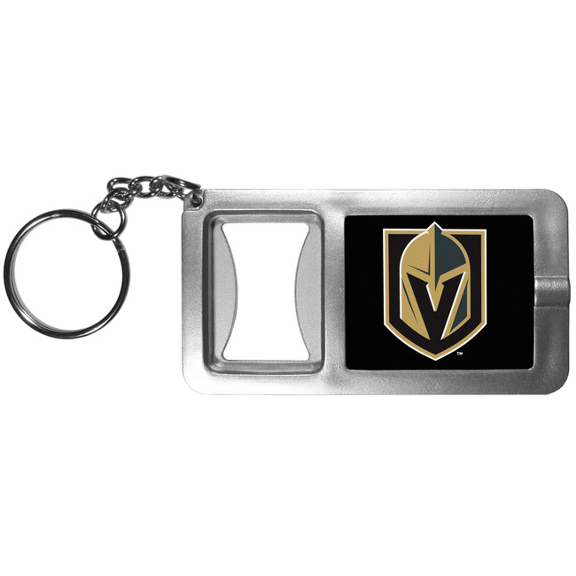 Las Vegas Golden Knights® Flashlight Key Chain with Bottle Opener