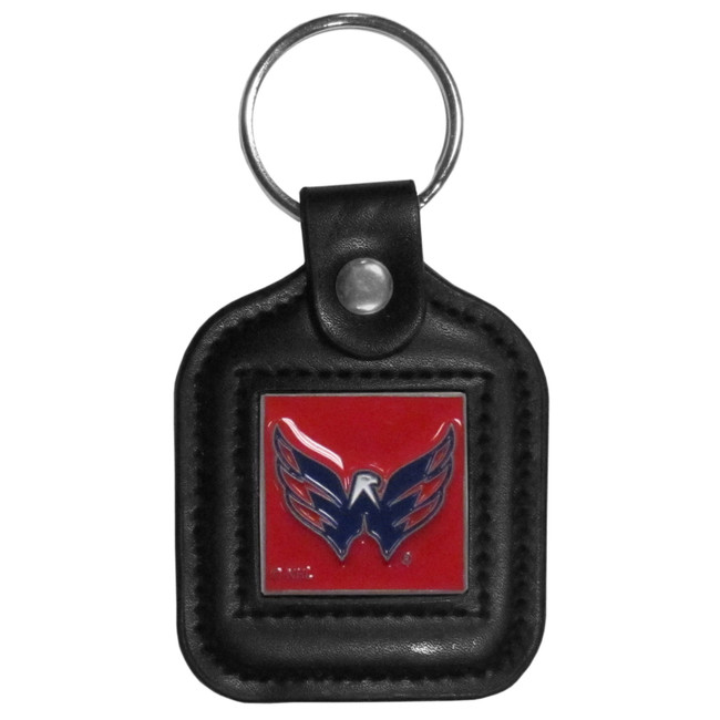 Washington Capitals® Square Leatherette Key Chain