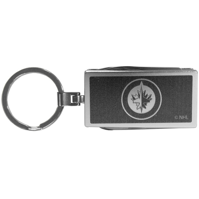Winnipeg Jets Multi-tool Key Chain, Black