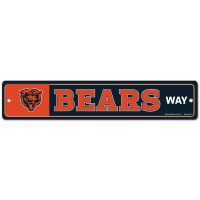 Chicago Bears Street / Zone Sign 3.75" X 19"
