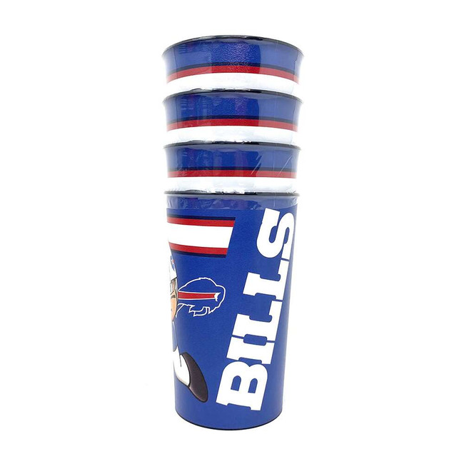 Buffalo Bills Party Cup 4 Pack