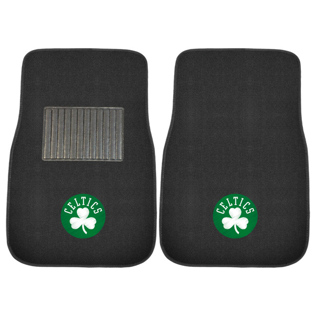 NBA - Boston Celtics 2-pc Embroidered Car Mat Set 17"x25.5"