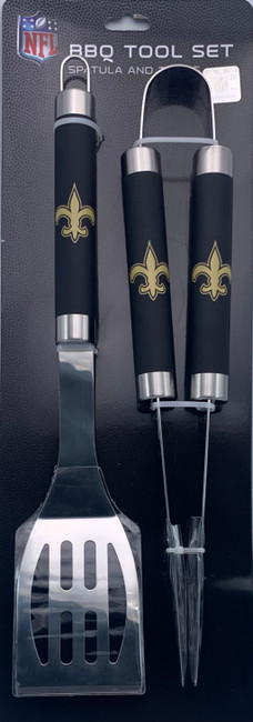 New Orleans Saints 2 Piece BBQ Tool Set