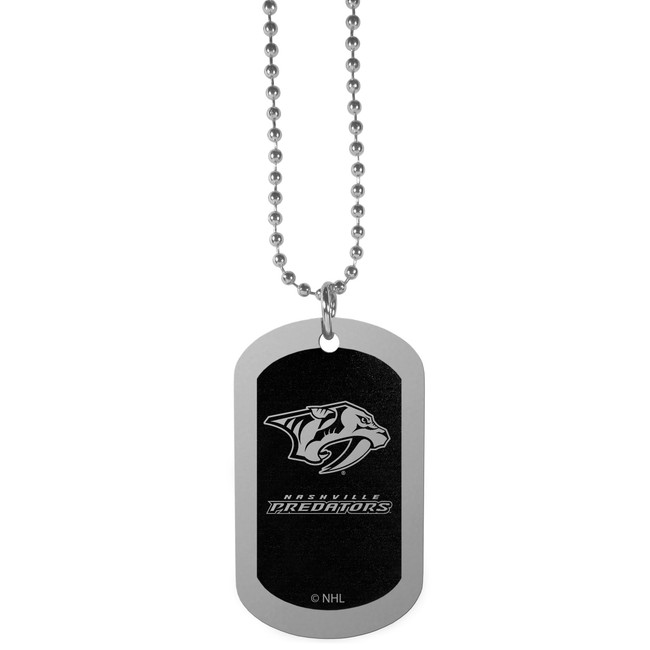 Nashville Predators® Chrome Tag Necklace