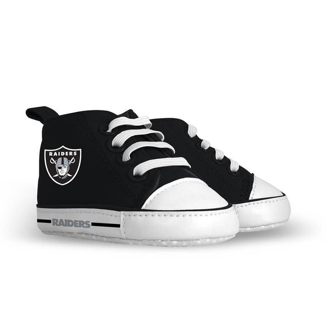 Las Vegas Raiders Baby Pre-walker Hightop Shoes