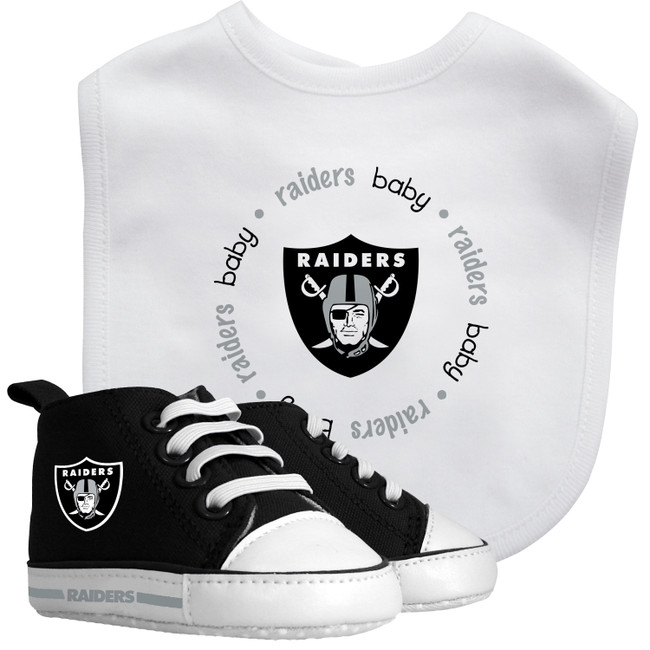Las Vegas Raiders 2-Piece Baby Gift Set