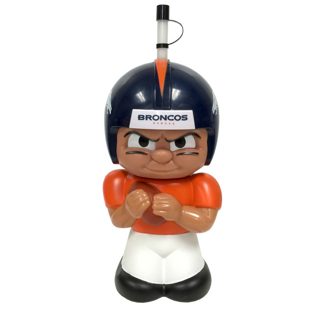 Denver Broncos Big Sip Water Bottle NFL Sports Drink Bottle Fan Gear