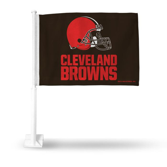Cleveland Browns NFL Auto Window Car Flag Helmet Desgin