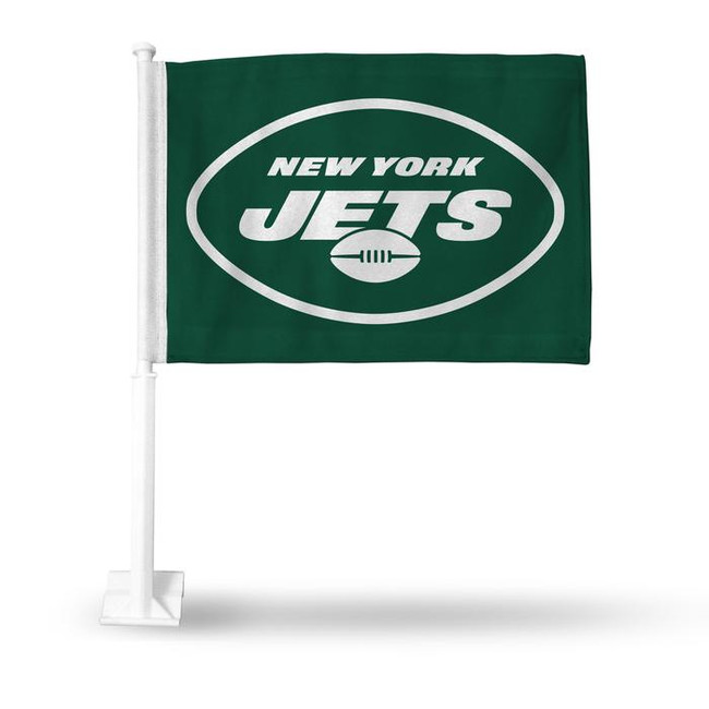 New York Jets NFL Auto Window Car Flag