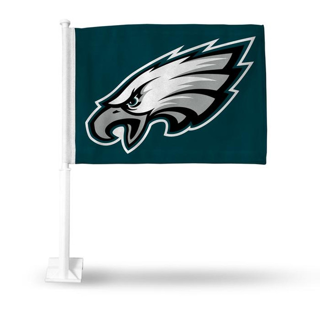 Philadelphia Eagles NFL Auto Window Car Flag Green