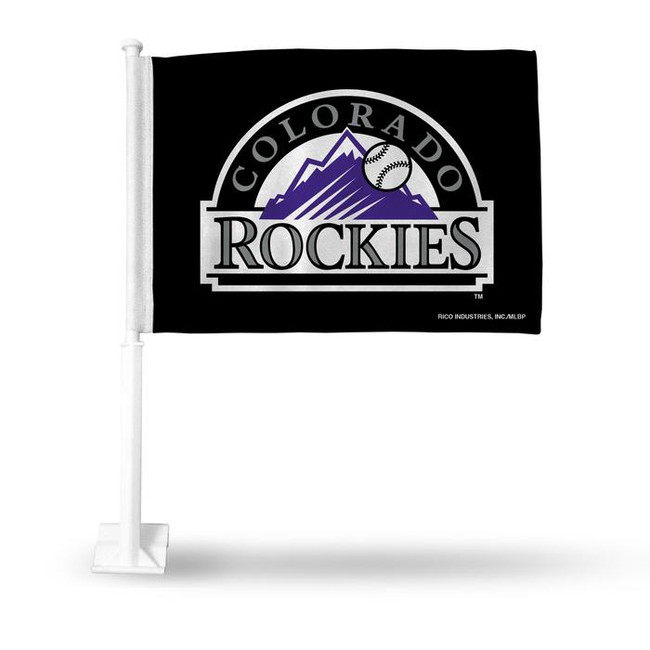 Colorado Rockies MLB Auto Window Car Flag Logo