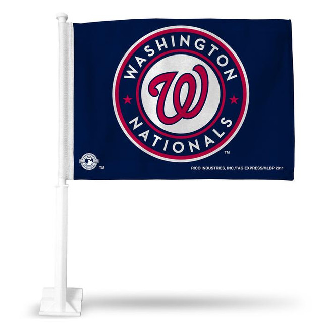 Washington Nationals MLB Auto Window Car Flag