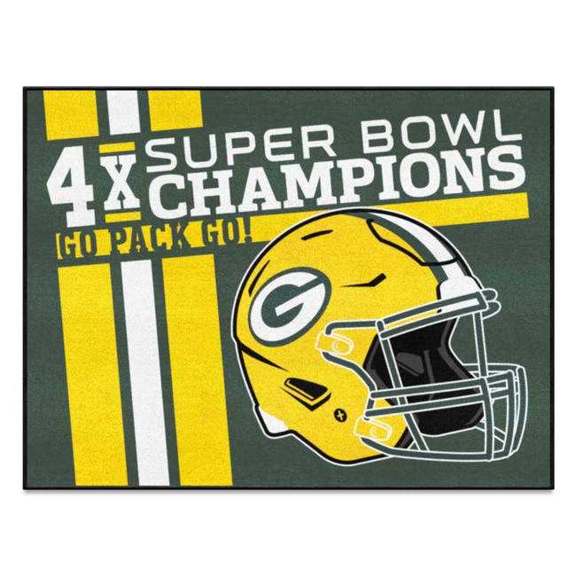 Green Bay Packers Dynasty All-Star Mat