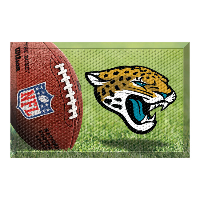 Jacksonville Jaguars Scraper Mat Jaguar Head Primary Logo Photo