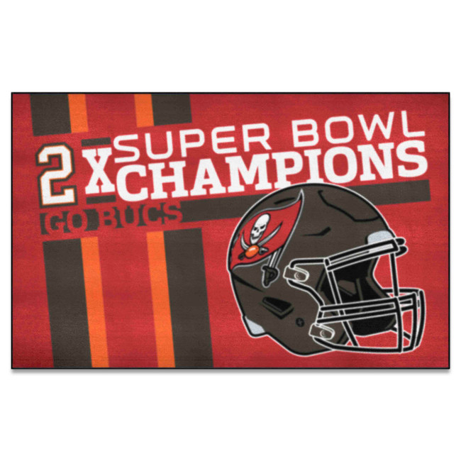 Tampa Bay Buccaneers Dynasty Ultimat Mat Buccaneers Primary Logo 2X Red