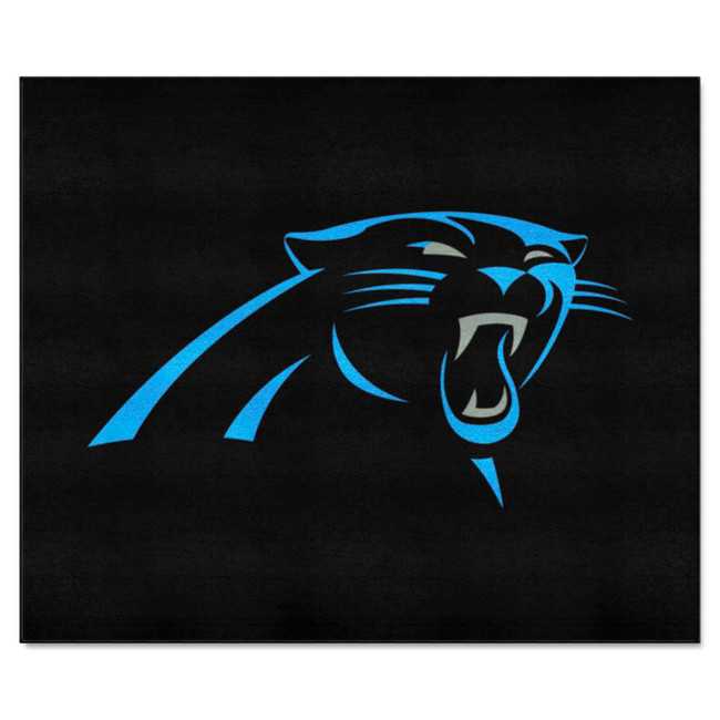 Carolina Panthers Tailgater Rug - 5ft. x 6ft. Panther Head Primary Logo