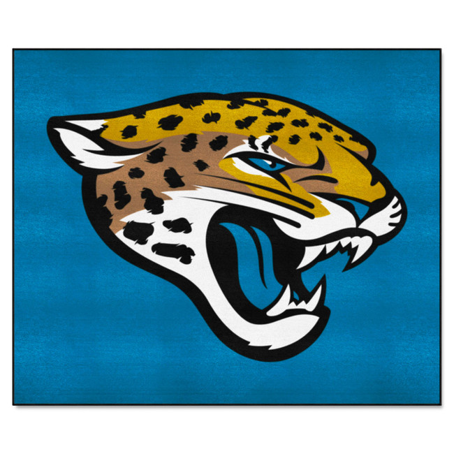 Jacksonville Jaguars Tailgater Rug - 5ft. x 6ft. Jaguar Head Primary Logo