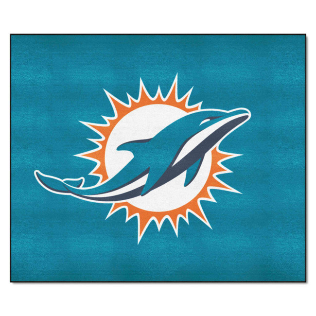 Miami Dolphins Tailgater Rug - 5ft. x 6ft. Dolphin Primary Logo
