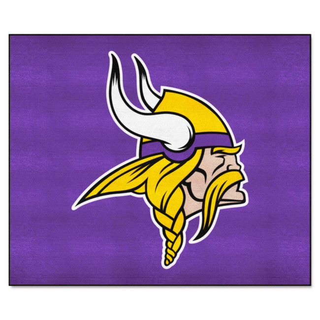 Minnesota Vikings Tailgater Rug - 5ft. x 6ft. Viking Head Primary Logo