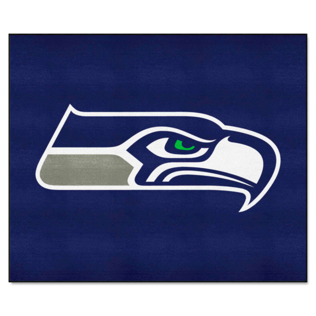 Seattle Seahawks Tailgater Rug - 5ft. x 6ft. Seahawk Head Primary Logo