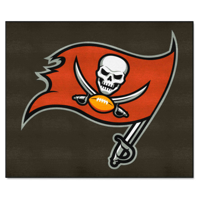 Tampa Bay Buccaneers Tailgater Rug - 5ft. x 6ft. Pirate Flag Primary Logo