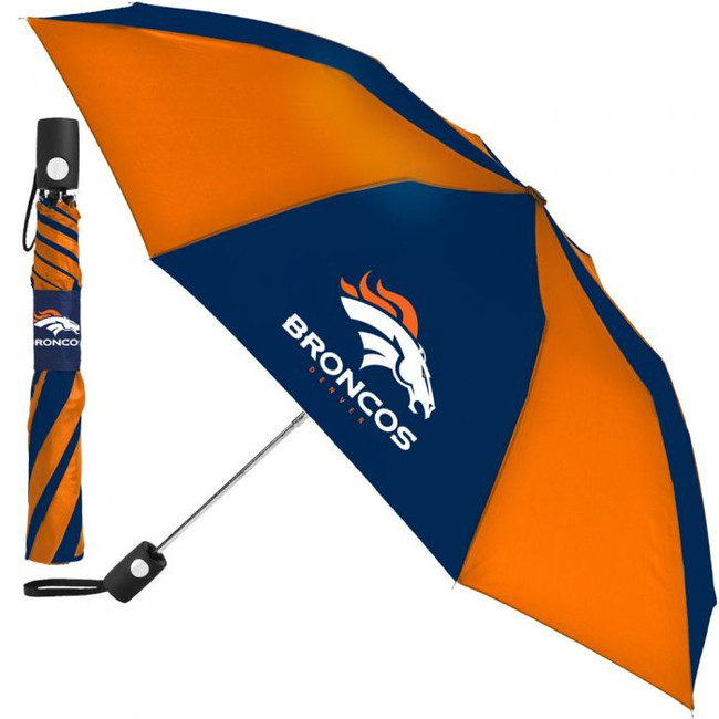 Denver Broncos 42 Inch Auto Folding Umbrella