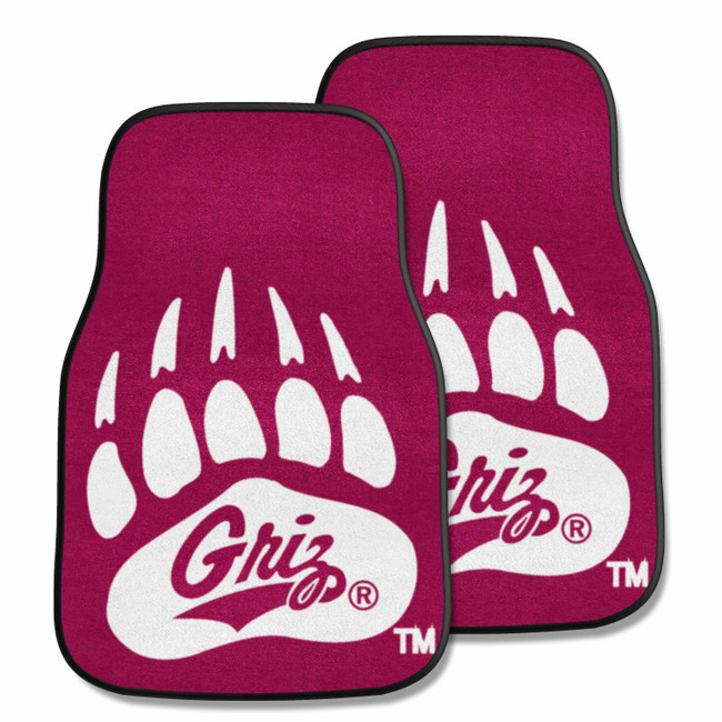 Montana Grizzlies 2-pc Carpet Car Mat Set