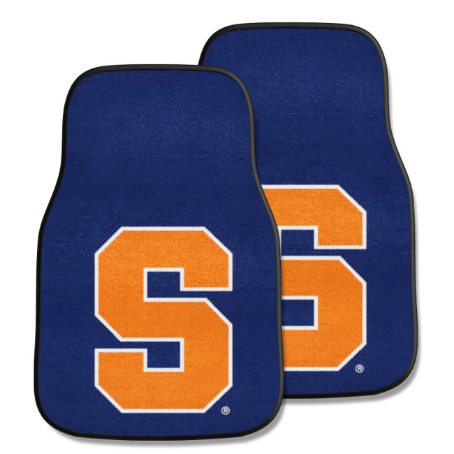 Syracuse Orange 2-pc Carpet Car Mat Set