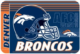 Denver Broncos 20 inch x 30 inch Floor Mat Rug