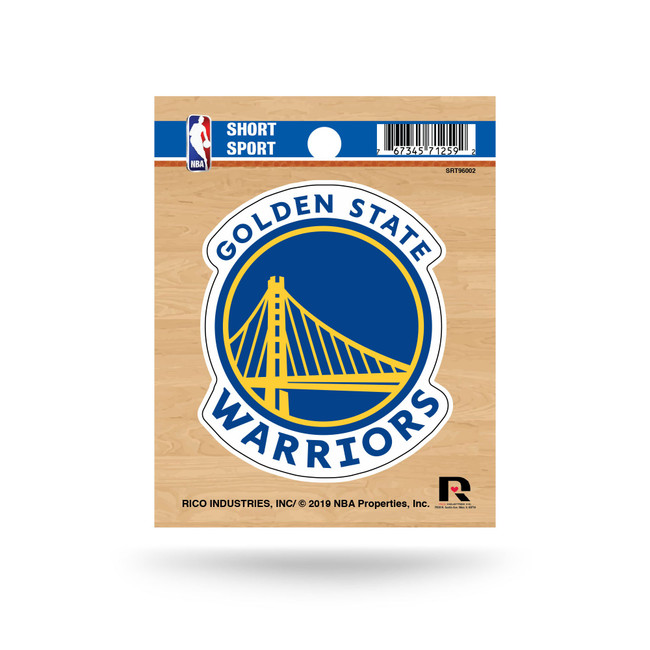 Golden State Warriors 3.5"x2.75" Short Sport Decal